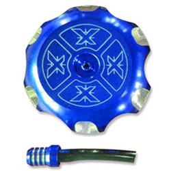 X-TECH GASCAP YZ 03-/YZF 03-/KX 05-08/KXF 06- BLUE