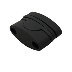 X-TECH BAR MOUNTS ADJUSTABLE RAISER 28.6MM (1-1/8 ) BLACK