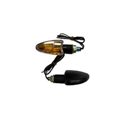 X-TECH INDICATOR X-6 BLACK CLEAR LENS (BULB)