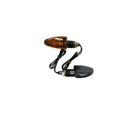 X-TECH INDICATOR X-6 CARBON AMBER LENS (BULB)