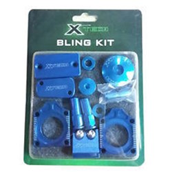 X-TECH BLING KIT KAWASAKI KX250F 11-14 BLUE