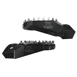 X-TECH COMP F/PEGS HON CR125-250 02 UP/CRF250R 04 UP/CRF450R 02 UP/CRF250-450X 02-15 BLK