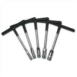 X-TECH MINI T-HANDLE SET 5PC METRIC BLK DIP CR-V