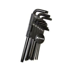 X-TECH ALLEN KEY SET 9PCS CR-V METRIC BALL END