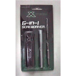 X-TECH 6 IN 1 SCREWDRIVER