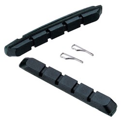 X-TECH BRAKE PAD MTB V INSERT BLACK (2D) # [ONC01]