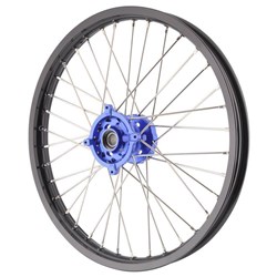 XTECH KAW KX85 01-23 1.40x17 FRONT BLK RIM/BLU HUB/SLV SPK