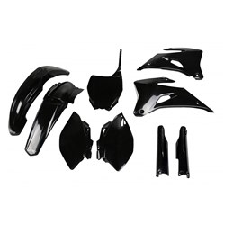 /UFO YAMAHA FULL PLASTICS KIT YZF250/450 06-09 BLK (WAS YAKIT305E001)