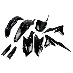 /UFO YAMAHA FULL PLASTICS KIT YZF 250 14-18/450 14-17 BLK (WAS YAKIT318E001)