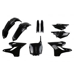 /UFO YAMAHA FULL PLASTICS KIT YZ125/250 15-21 BLK (WAS YAKIT319E001)
