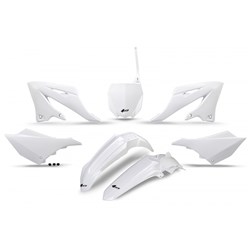 UFO YAMAHA PLASTICS KIT YZ125/250 22-26 (WHT) (WILL BECOME YAKIT324FE046) #