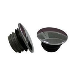 #ZODIAC GASCAP R/H VENTED 82-95 GLOSS BLK