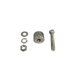 #ZODIAC MOTOR MOUNT SPACER CHR 1.75 IN & 3.5 INCH BOLT