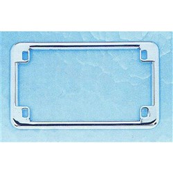 ZODIAC LIC PLATE FRAME CHROME