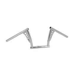 #ZODIAC TOMAHAWK H/BAR CHR 7.5 INCH W/ RAW END CAP KIT INCL