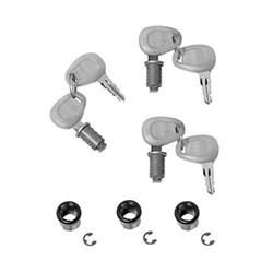GIVI 3 KEY + LOCK SET MATCHED SILVER
