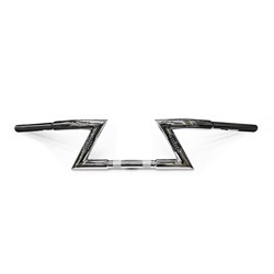 #ZODIAC Z-BARS W/LED SMOKE IND  6 IN  CHROME