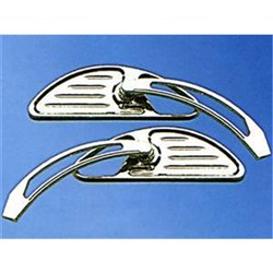 LUNETTE MIRR W/BILLET GROOVED (LEFT)  [ONC01] #