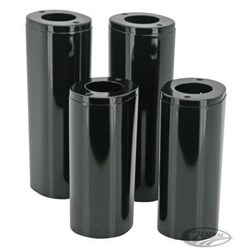 #FORK SLIDER COVERS STD  BLK GLOSS