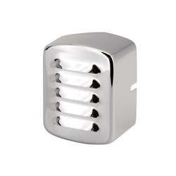 ZODIAC COIL COVER - LOUVRED - BIG TWIN