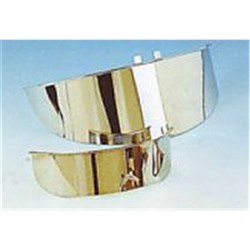 ZODIAC H/LIGHT VISOR 7 INCH PLAIN CHROME