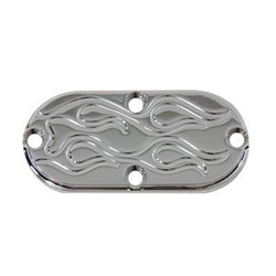 ZODIAC FLAMED OVAL INSPECTION COVER CHR  [ONC01] #