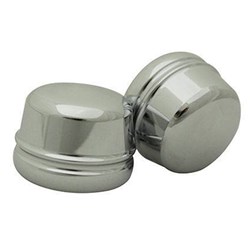 ZODIAC AXLE COVERS FRONT BLK FXD 04-07 FLT 00-07  [ONC01] #