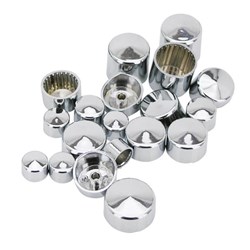 ZODIAC BOLT COVER KIT S/TAIL 07 ON  81 Pcs Chrome