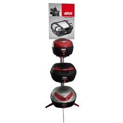 GIVI DISPLAY STAND (3 BOXES - MONOLOCK) RED NEW
